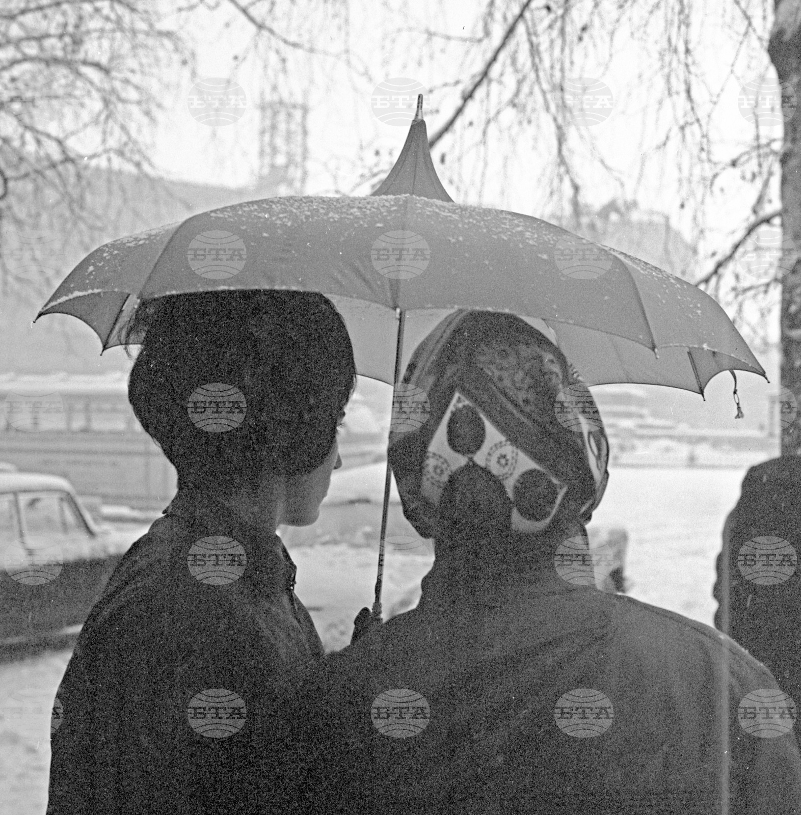 Снежна София през 1967 година