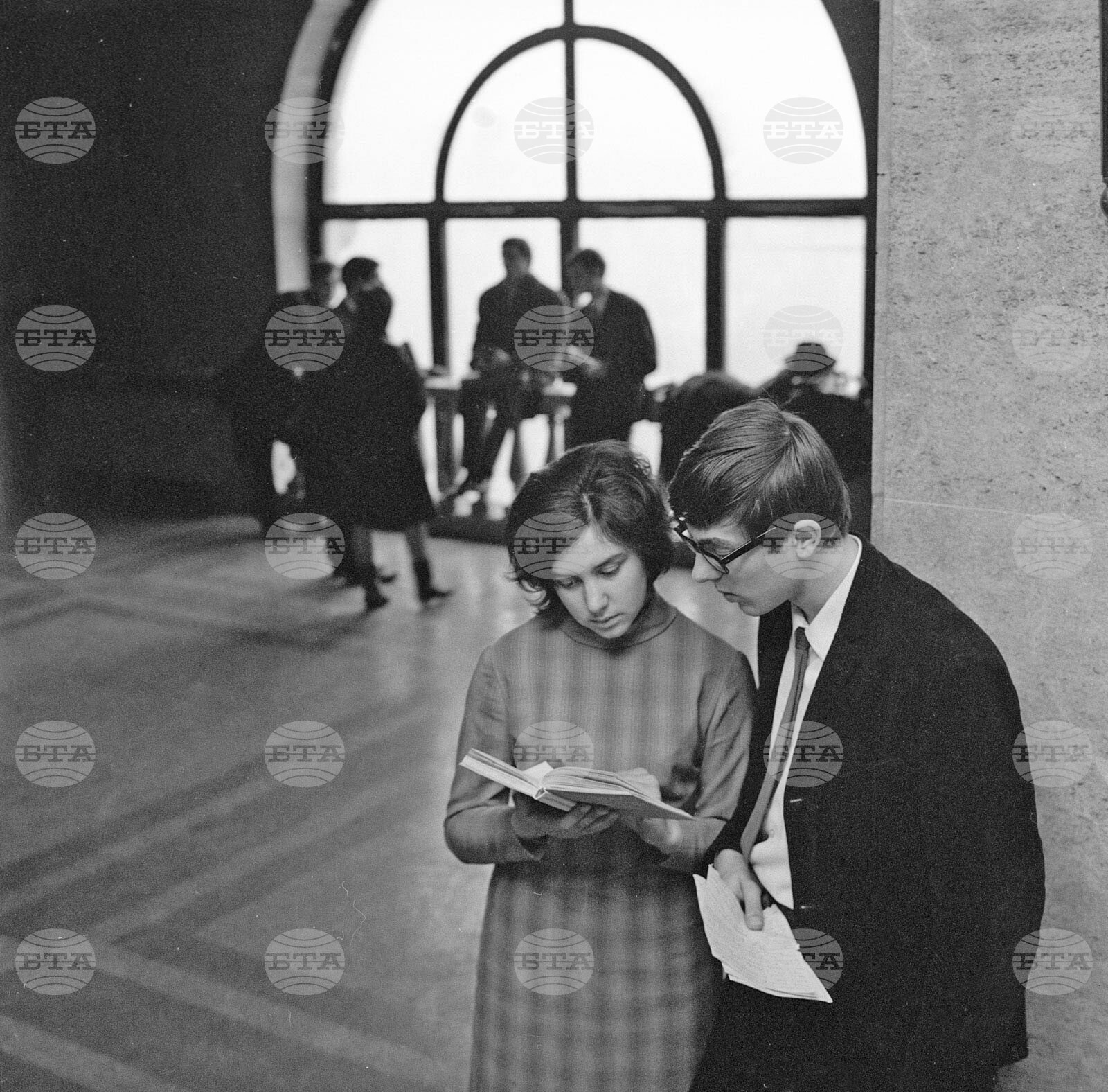 Софийският университет „Св. Климент Охридски“ по време на зимната сесия през 1967 година