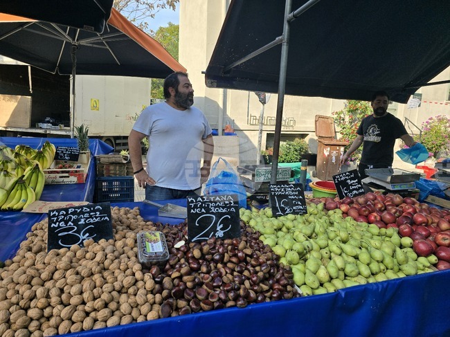 Гърция - фермерски пазари - продукти