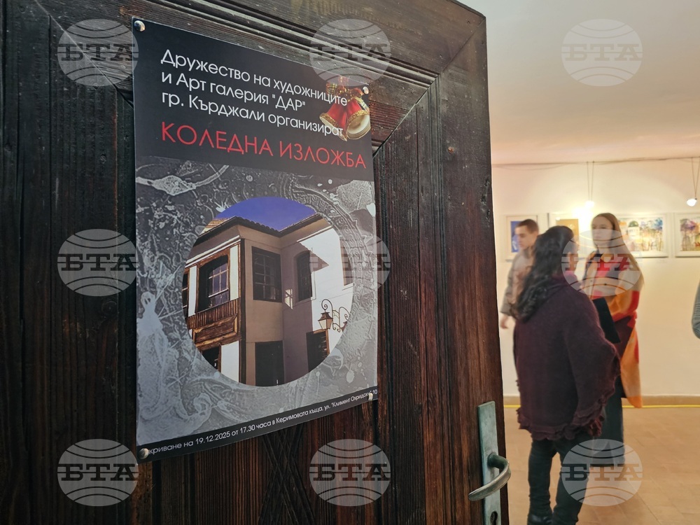 Коледна изложба представя над 50 творби на кърджалийски автори в Керимовата къща