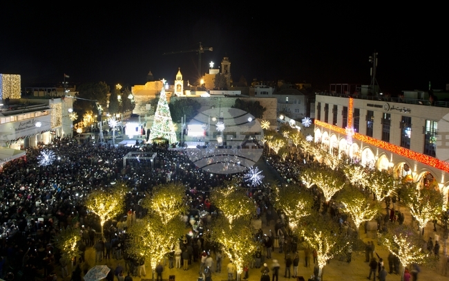 Витлеем посреща първа Коледа под палестинско управление преди 30 години