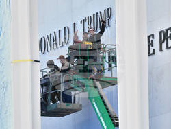 APTOPIX Trump Kennedy Center