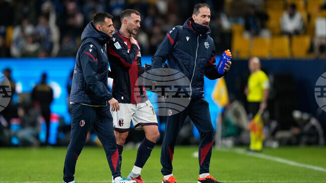 Нападателят на Болоня Федерико Бернардески ще отсъства от терените шест седмици заради операция на ключицата