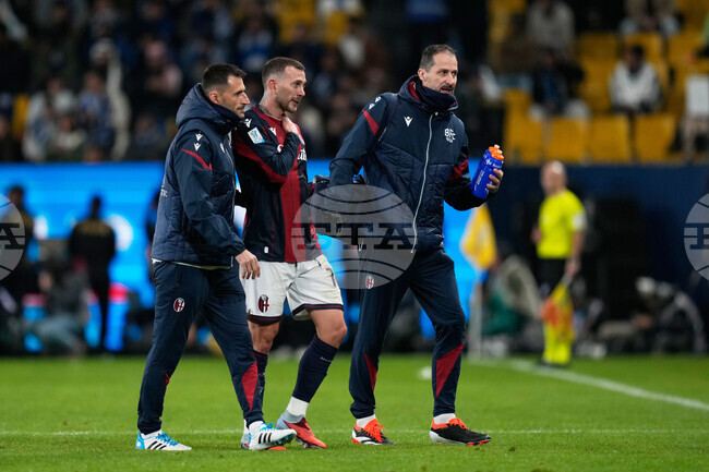 Нападателят на Болоня Федерико Бернардески ще отсъства от терените шест седмици заради операция на ключицата