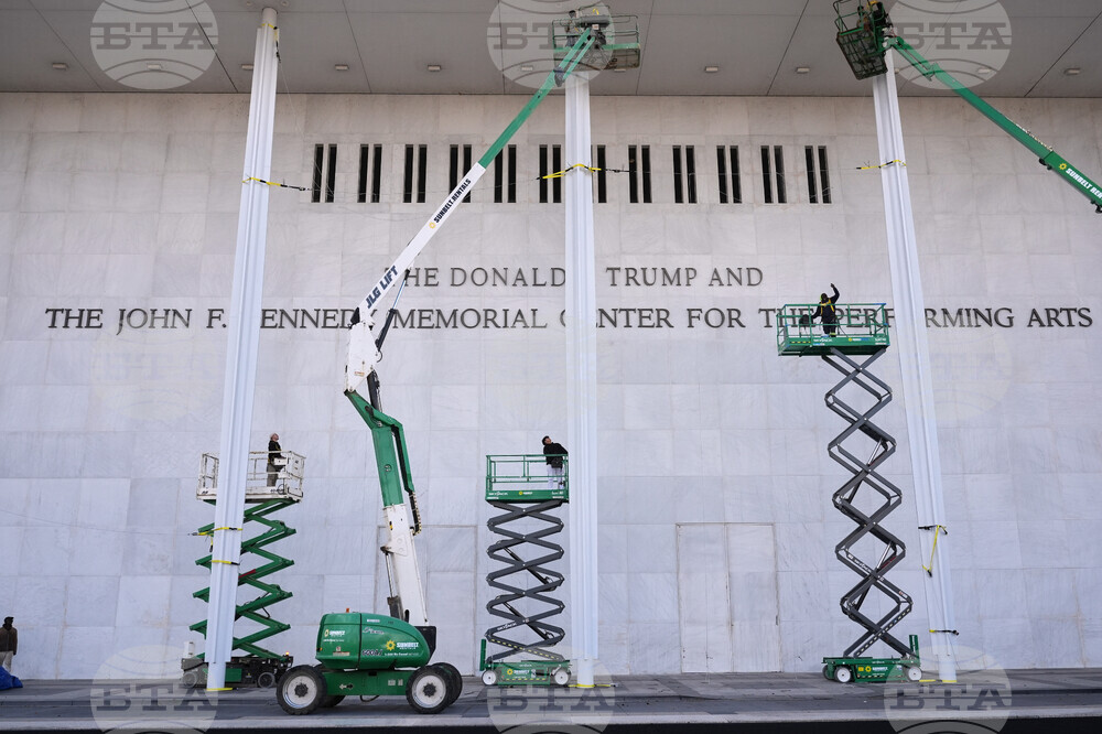 APTOPIX Trump Kennedy Center