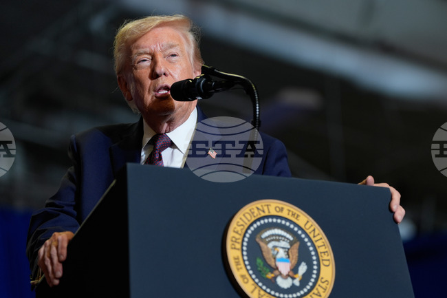 Тръмп се опита да укрепи позициите си по отношение на американската икономика по време на речта си в Роки Маунт, щата Северна Каролина