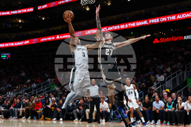 Spurs Hawks Basketball