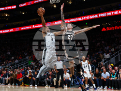 Spurs Hawks Basketball