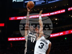 Spurs Hawks Basketball