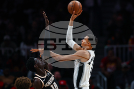 Spurs Hawks Basketball