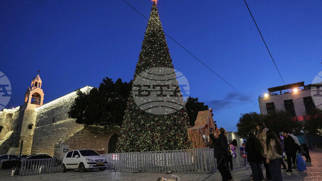 Коледният дух се завръща във Витлеем след примирието в Газа