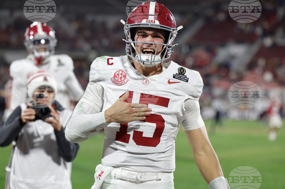 APTOPIX CFP Alabama Oklahoma Football