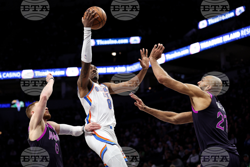 Thunder Timberwolves Basketball