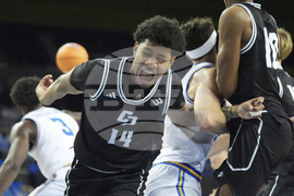 APTOPIX UCLA Cal Poly Basketball