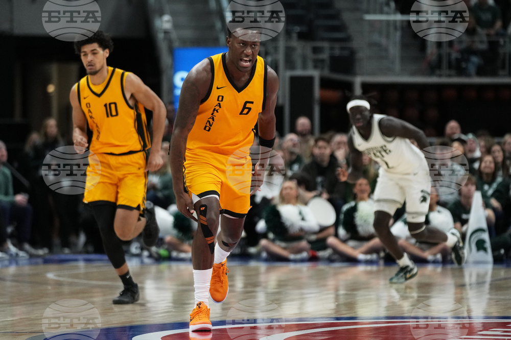 Oakland Michigan St Basketball