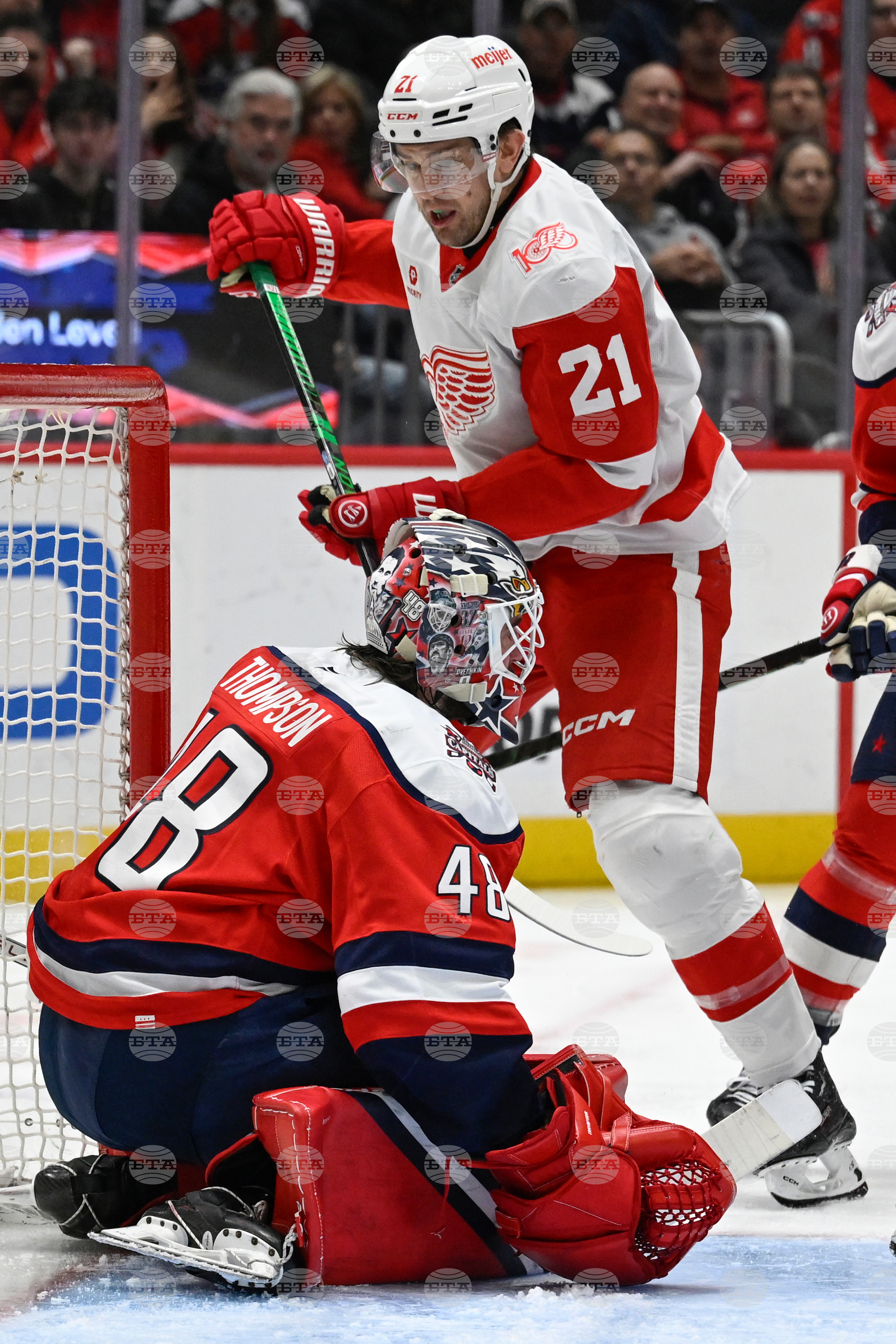 Red Wings Capitals Hockey