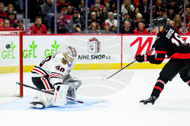Blackhawks Senators Hockey