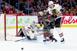 Blackhawks Senators Hockey