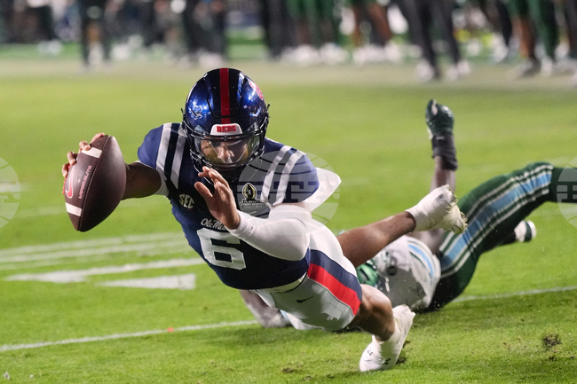 APTOPIX CFP Tulane Mississippi Football