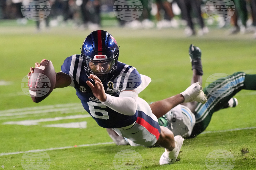 APTOPIX CFP Tulane Mississippi Football