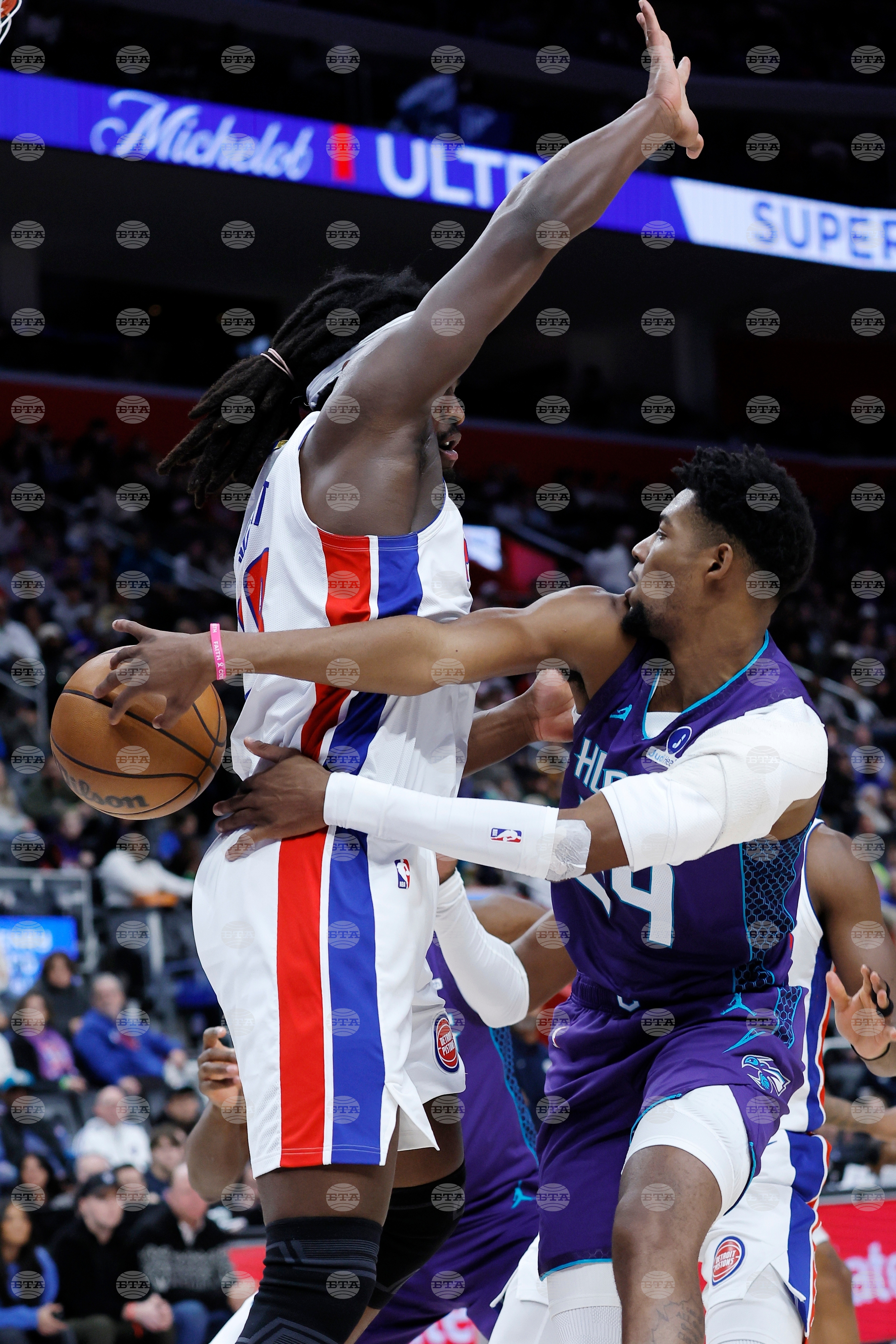 Hornets Pistons Basketball