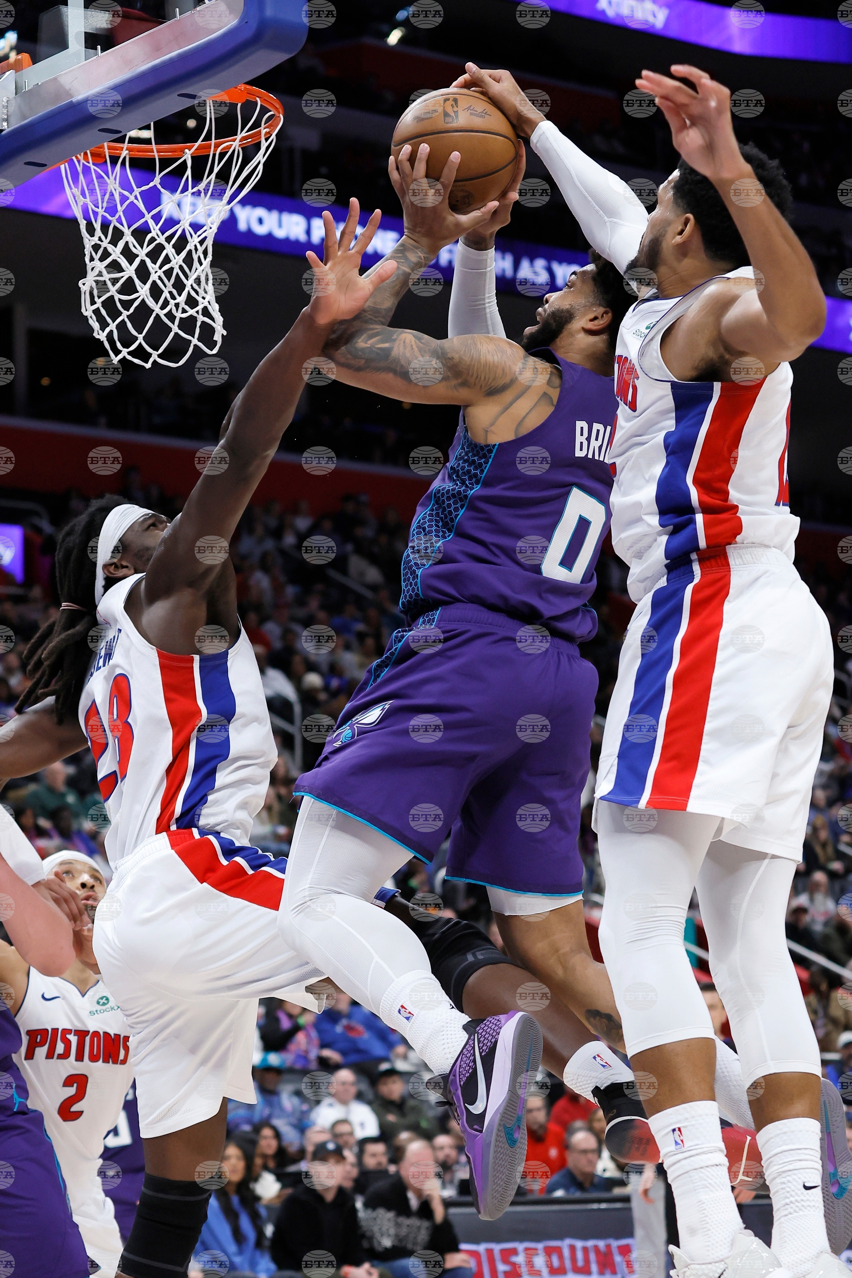 Hornets Pistons Basketball