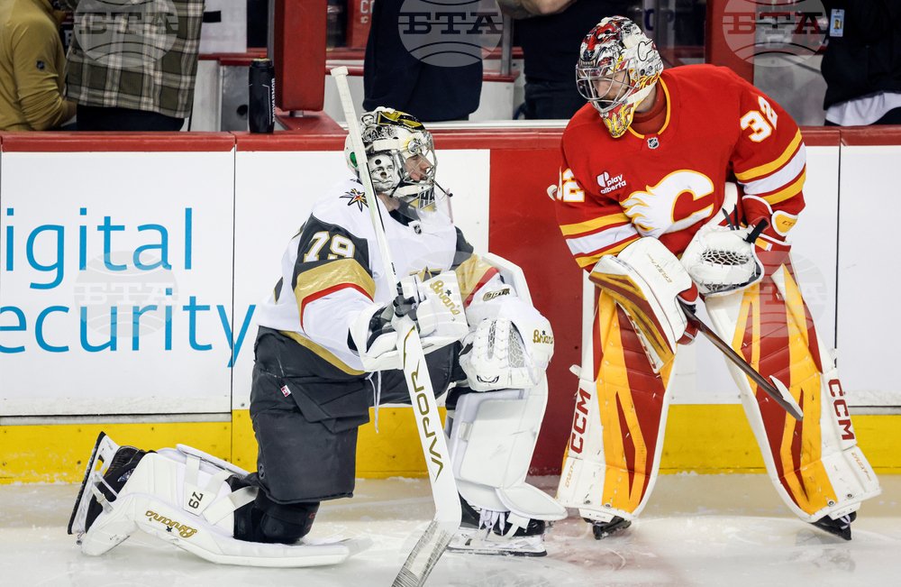 Golden Knights Flames Hockey