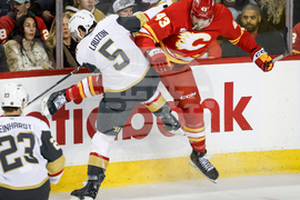Golden Knights Flames Hockey