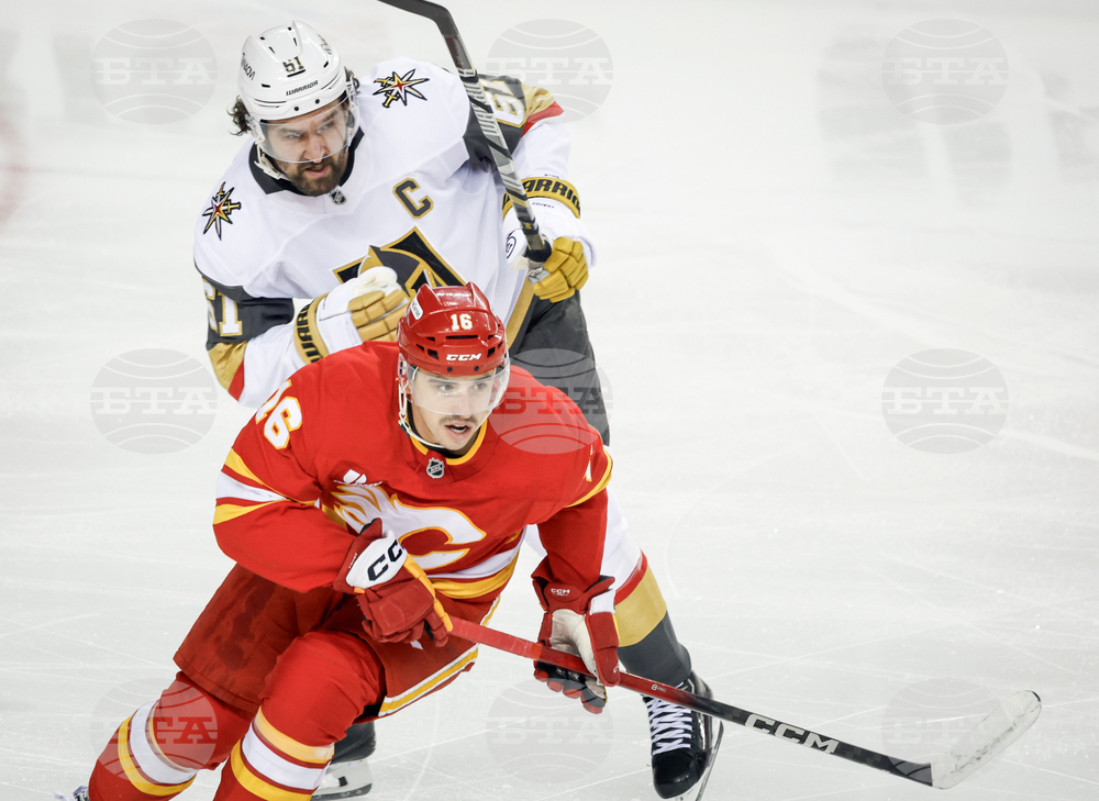 Golden Knights Flames Hockey