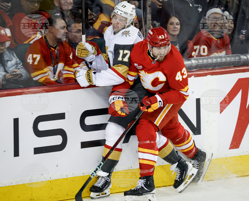 Golden Knights Flames Hockey