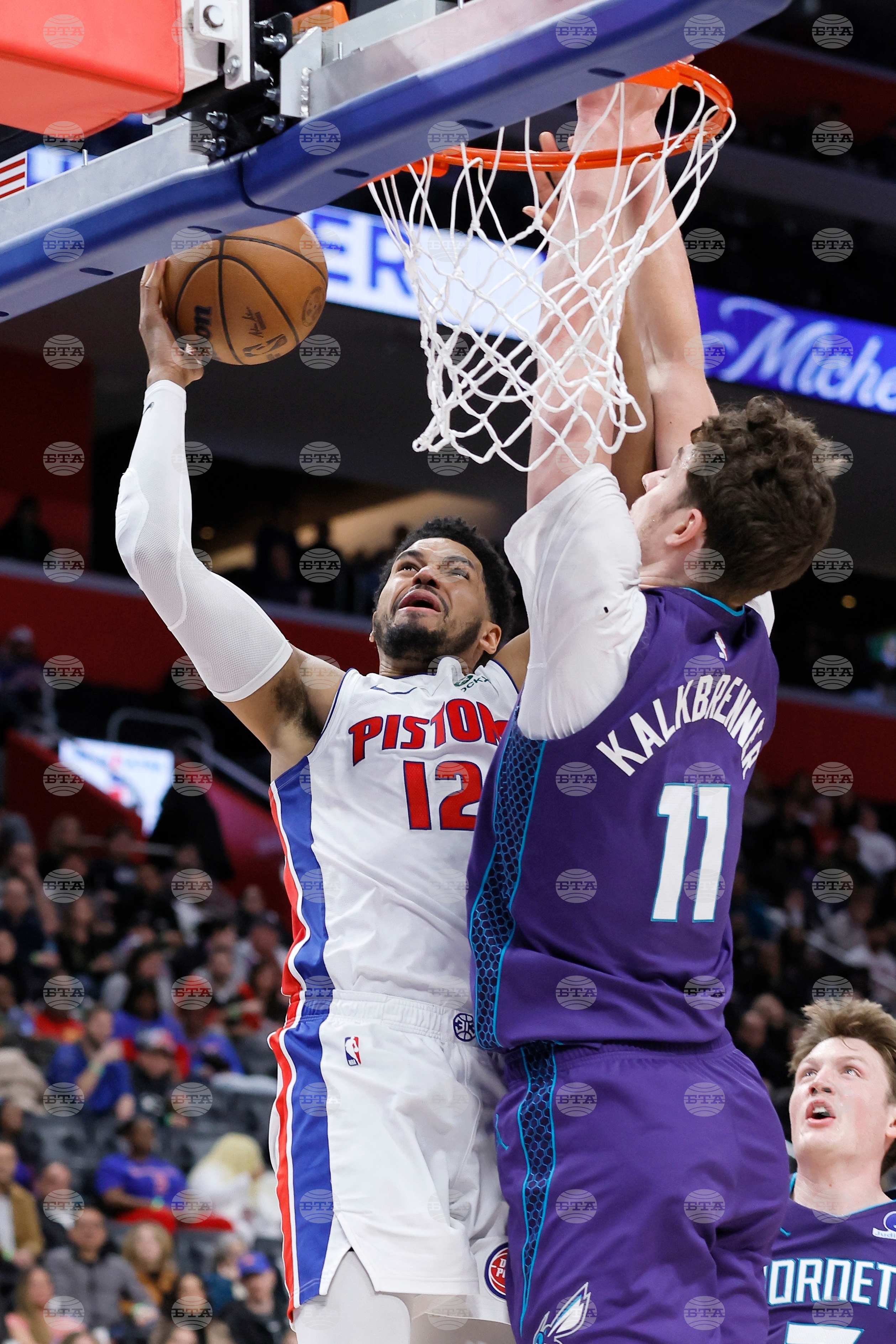 Hornets Pistons Basketball