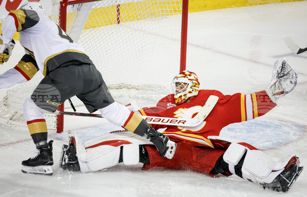 Golden Knights Flames Hockey