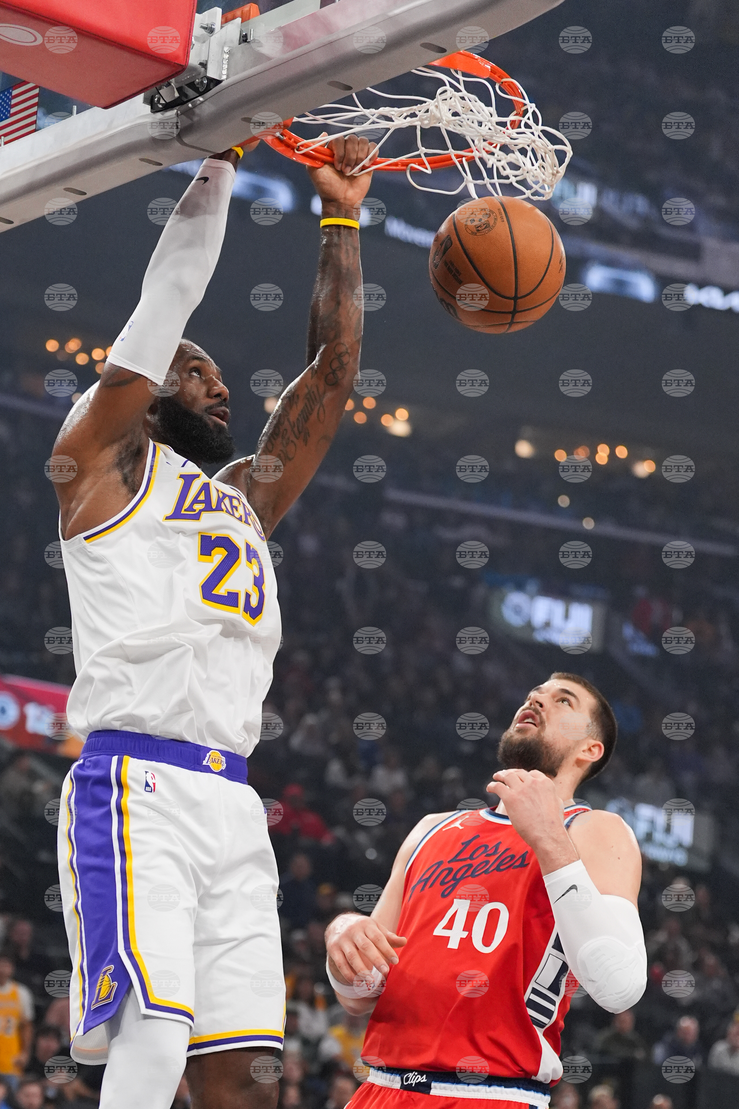 Lakers Clippers Basketball