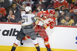 Golden Knights Flames Hockey