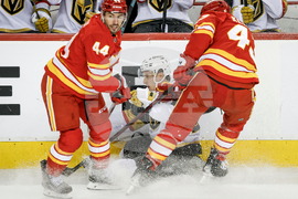 Golden Knights Flames Hockey