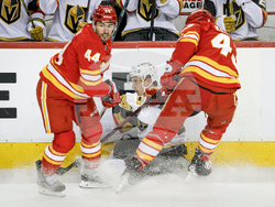 Golden Knights Flames Hockey