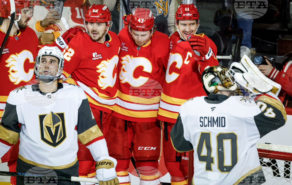 Golden Knights Flames Hockey