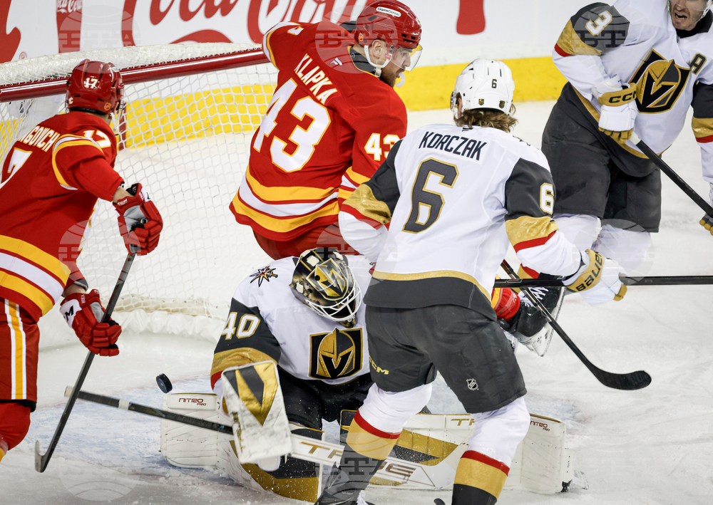 Golden Knights Flames Hockey