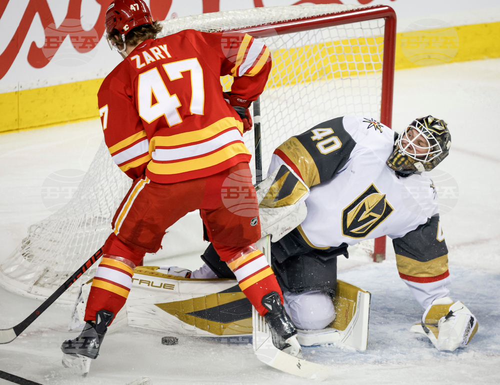 Golden Knights Flames Hockey