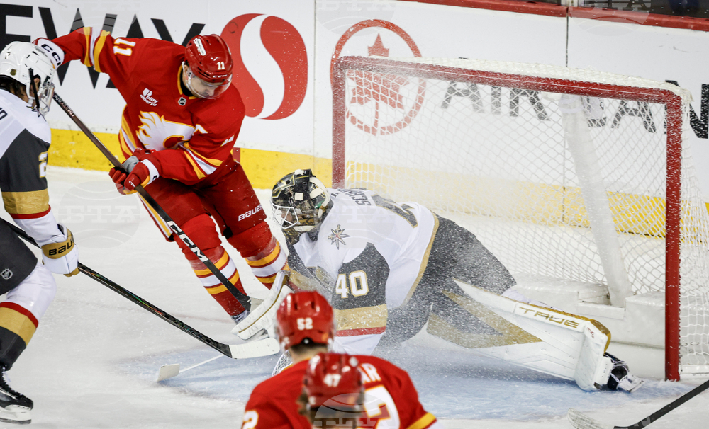 Golden Knights Flames Hockey