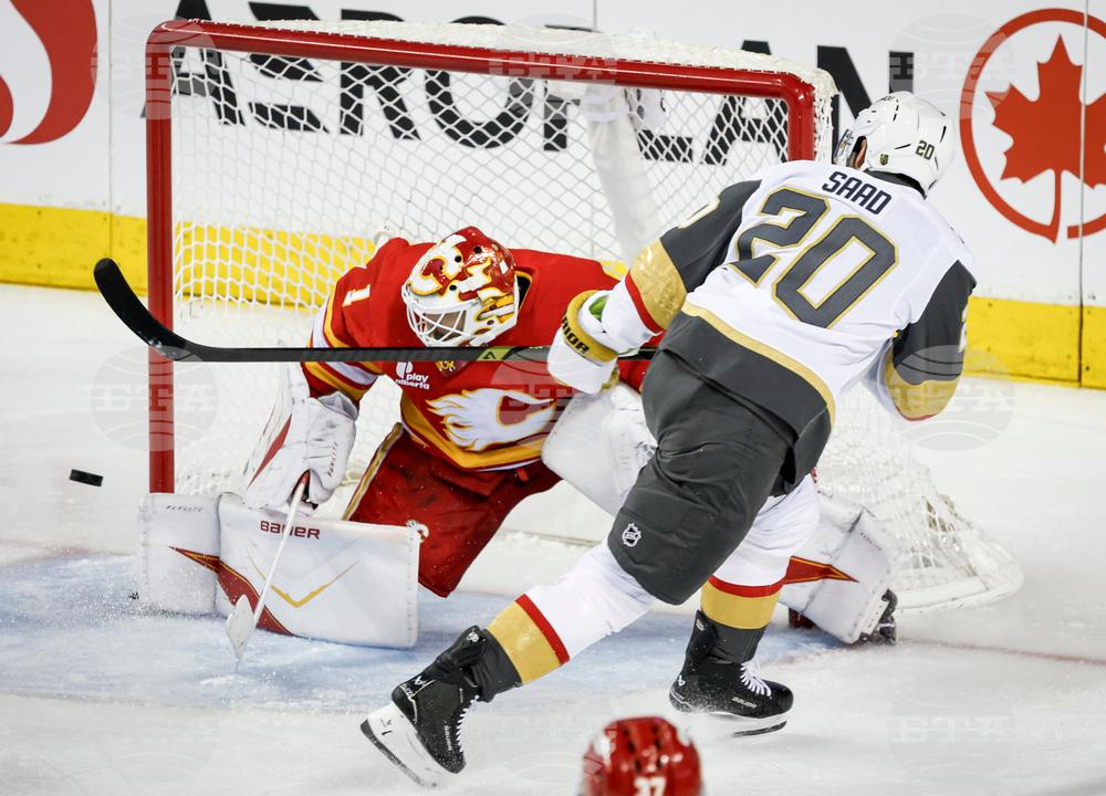 Golden Knights Flames Hockey