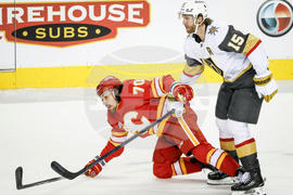 Golden Knights Flames Hockey