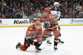 APTOPIX Blue Jackets Ducks Hockey