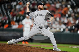 Yankees Blackburn Baseball