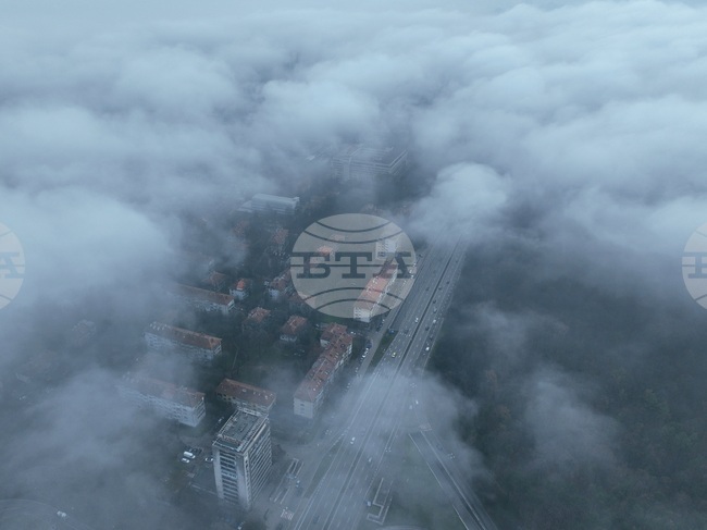  Столица - облачност и мъгла