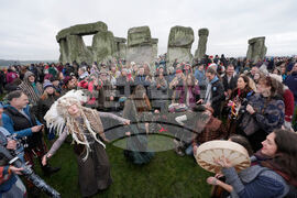 APTOPIX Britain Winter Solstice