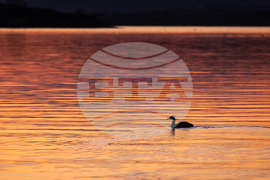 Бургас - привечер над Мандренско езеро