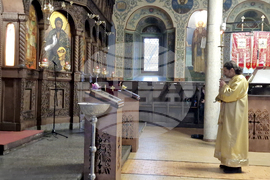 Търговище - храм „Св. Успение Богородично“ - неделна служба и проповед