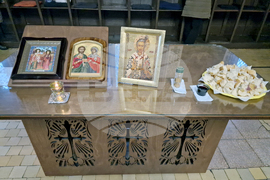 Търговище - храм „Св. Успение Богородично“ - неделна служба и проповед