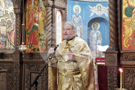 Търговище - храм „Св. Успение Богородично“ - неделна служба и проповед